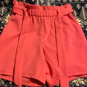Bright Pink Flowy Shorts- Versona
